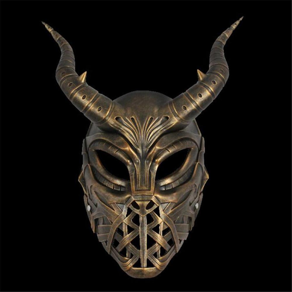 Маска Черной Пантеры Аннигилана из смолы для Хэллоуина и Рождества медный