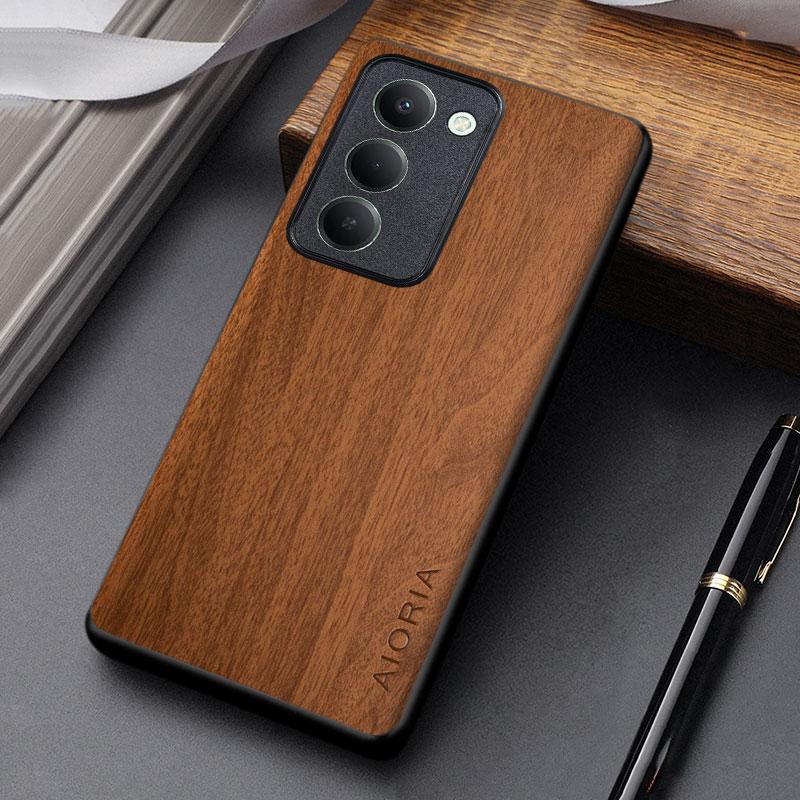 Case for Xiaomi Redmi 15 15C 14C 13C 13 12C 12 10C 10A 10 4G 5G Funda Unique Lightweight Wooden Pattern Pu Leather Cover