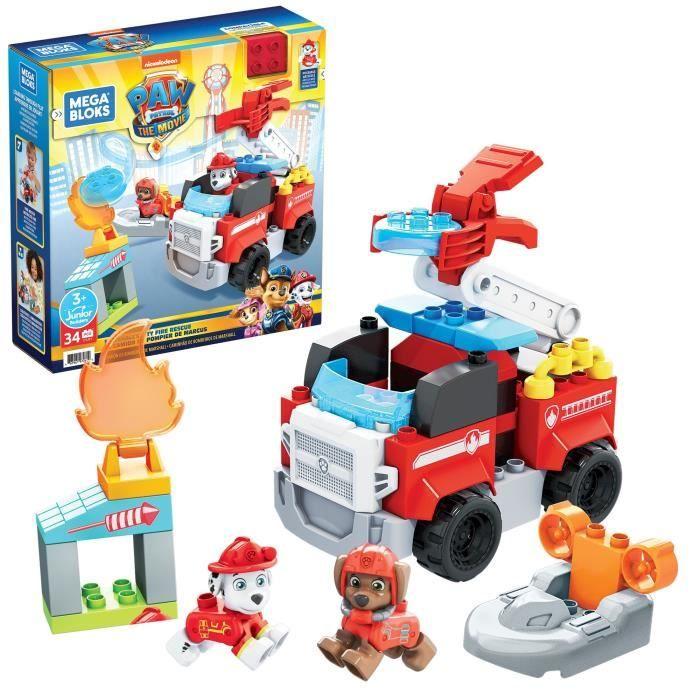 Mega Bloks - Coffret Pompier Pat' Patrouille - Briques de construction - Dès 3 ans
