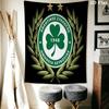 AC Omonia logo Wall Hanging Printed Fabric Blanket Decorative Tapestries for Bedroom Living Room Home Decor