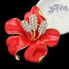 Spilla con sciarpa a forma di fiore, gioiello da sposa, regalo per la festa della donna