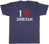 I Love Durham Unisexs TShirt North East England Historic City Tee Gift
