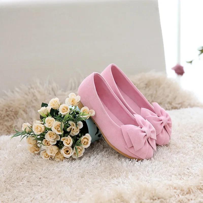 Modische Mädchenschuhe Große Schleife Bonbonfarbe Kinder Sandalen Zum Hineinschlüpfen Kinder Freizeitschuhe Weich