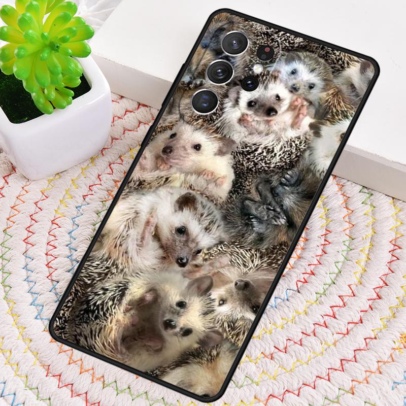 Süße kleine Igel Handyhülle für Samsung Galaxy note 10 pro S26 Ultra S23 S24 FE S25 S21 S22 PLUS stoßfeste Hülle