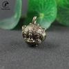 Red Eyes Brass Copper Fierce Tiger Good Security Tinkle Bell Charm for Bracelet & Anklet Jewelry Accessory Making & Pendant Pet