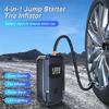 Car Emergency Power Bank with Tire Inflator Tool Car Tire Pump & Jump Starter