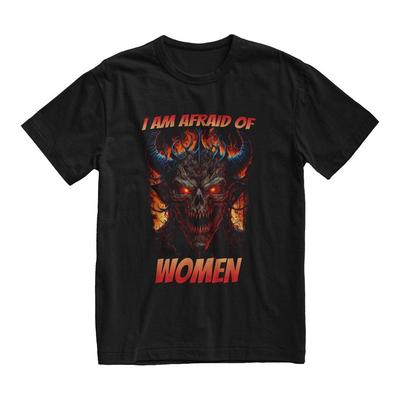 Ich habe Angst vor Frauen T-Shirt, Lustiges Meme Shirt, Alternative Kleidung, Y2K Streetwear, Sarkastisches T-Shirt, Grunge Kleidung Klassisches T-Shirt