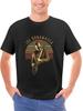 Maglietta Grafica Vintage Joe Bonamassa Chitarrista   Maglietta Nera Rock Band con Design Chitarra Dorata, Camicia Casual Unisex per Uomo e Donna, Comoda per Tutte le Stagioni