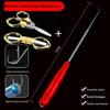 Compact Foldable Stainless Steel Fishing Scissors: Multi-functional for PE Line, Lead Sheet, and Line Ends