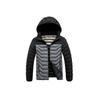 Lightweight Cotton Coat Men's Winter Contrasting Color Graphene Full Print Removable Cap Thickened Hooded Jacket Men