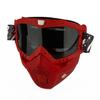 Maska do jazdy na motocyklu, gogle narciarskie, kask, odpinane gogle dla mężczyzn i kobiet Ochrona UV400Przed wiatrem i piaskiem Wizjer kasku