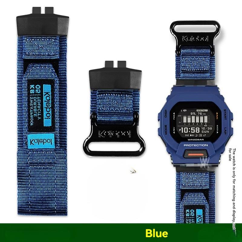 GBD 200 Nylon Watch Band For Casio G-SHOCK GBD-200SM/UU/RD GBD 200-1/2/9 Modified Canvas Watch Strap Men Outdoor Sports Bracelet