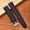 Watch With Genuine Leather 6-Color Lychee Pattern High Core Soft And Wear-Resistant Cowhide Strap 20Mm 22Mm Pin Buckle