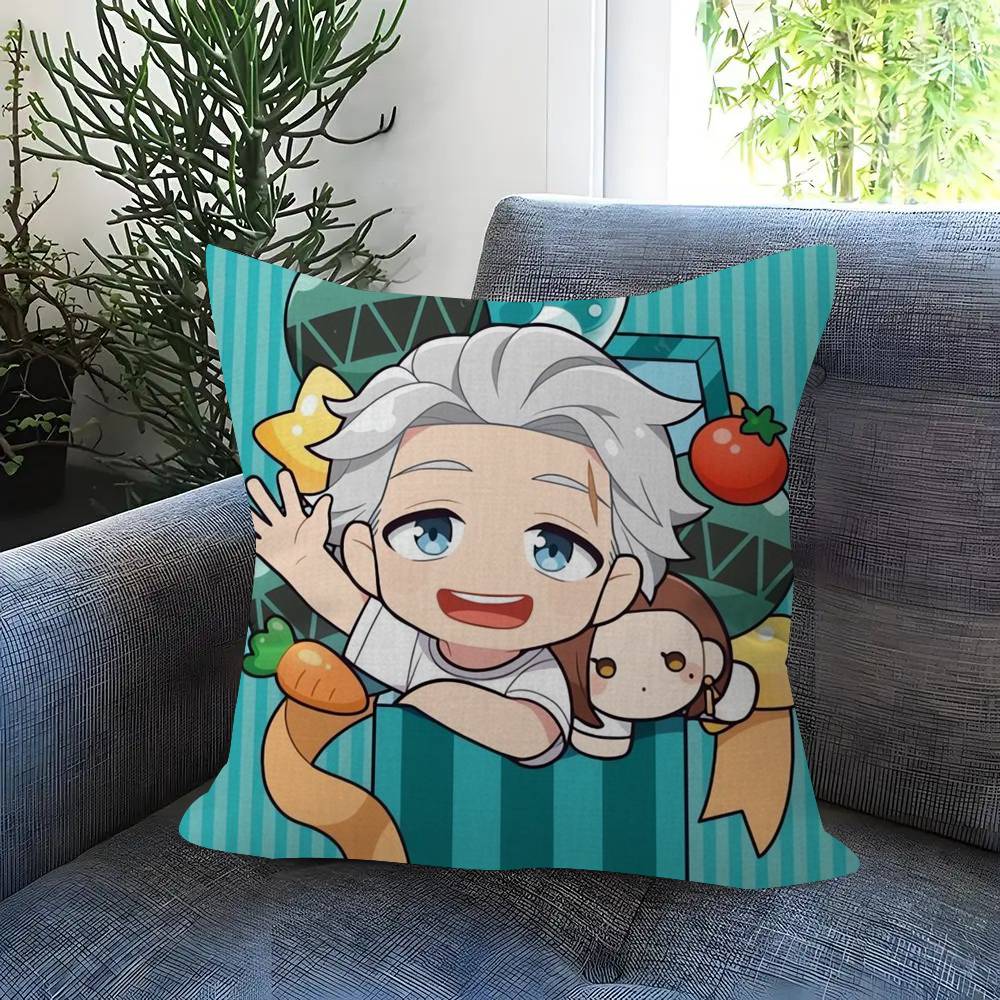 Japansk Anime Vindjacka Kudde Animekudde Soffsäng Huvudkudde Överdrag Kuddfodral 45x45 cm Mode