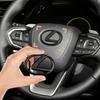 ABS Auto Lenkrad Mittel Emblem Aufkleber Zubehör Für Lexus NX IS 250 RX GS UX RX300 RX350 CT200H GX460 ES LX Fsport GX