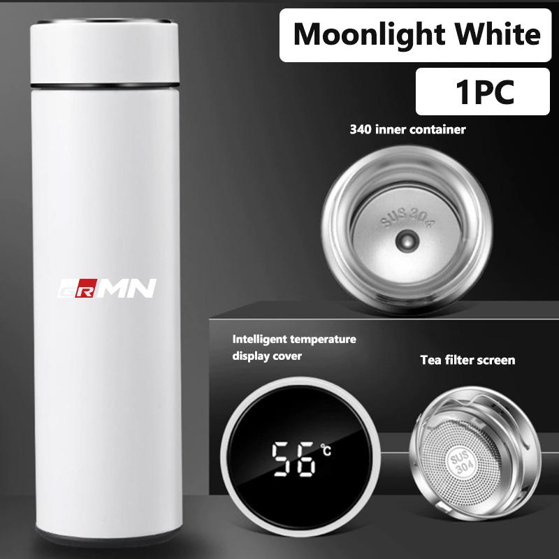 For Toyota Car Logo Badge Intelligent Thermos Cup Auto Smart Digital Thermos Cups Supra Aygo Prado RAV4 Hilux Yaris Corolla