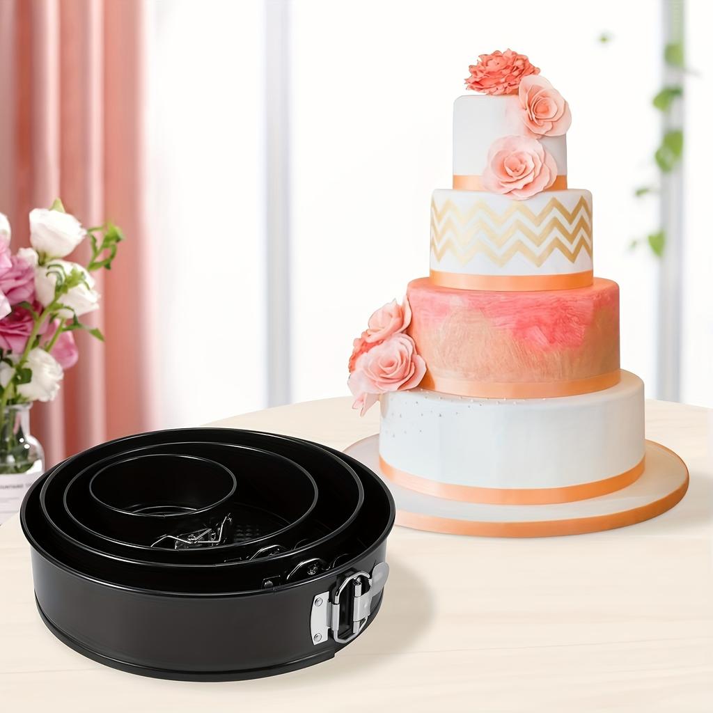 Cake Mold Baking Tool Non Stick Cheesecake Pan - with Detachable Bottom and Leak Proof Spring Design