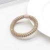 High-Elastic Embroidery Thread Hair Tie for Women - Twisted Ponytail Holder