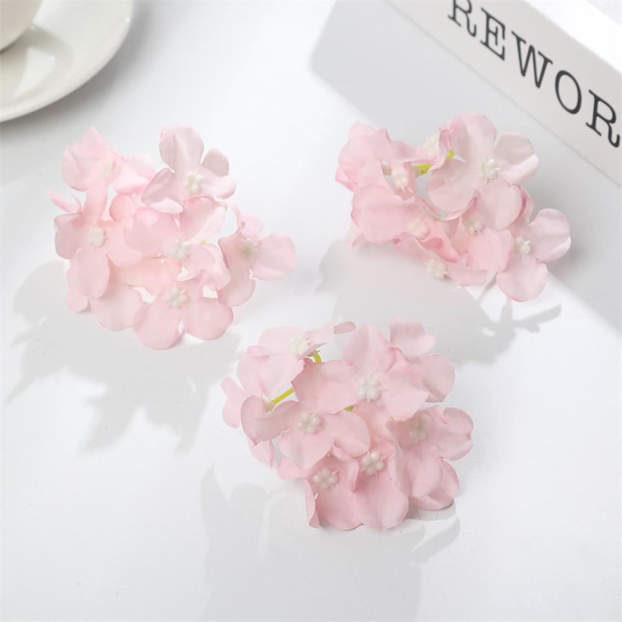 Simulated Hydrangea Accessories: DIY Handicraft Hanfu Flower Decorations