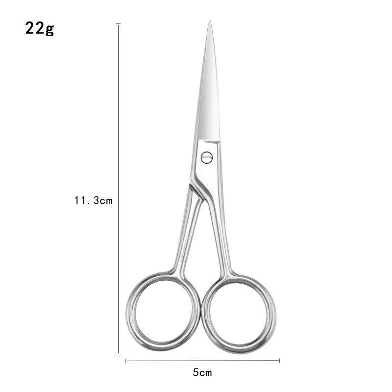 Stainless Steel Russian Cuticle Scissors - Portable, Precise Dead Skin Remover