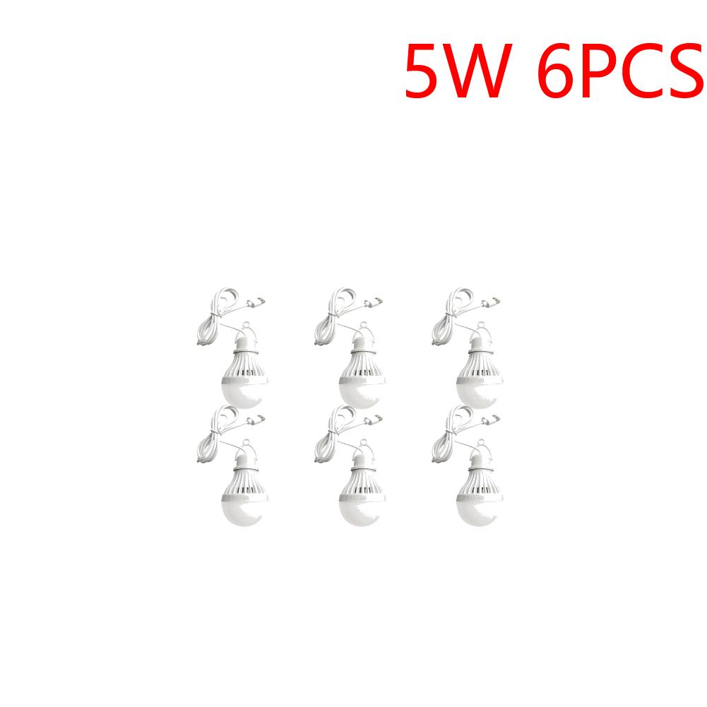 5-20PCS USB Light Bulb LED Camping Light Bulb Hanging Camping Lantern Emergency Light for Camping Emergency Truck Fishing Boat