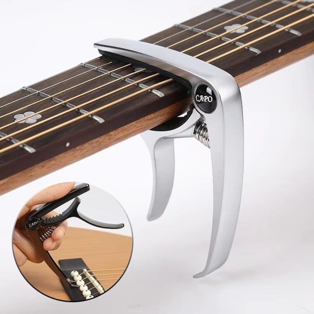 Excellent Guitar Capo Adjustment Clip Precise Metal Tuning Easy Clamp for Acoustic Electric Guitar Durable Guitar Tuner Clip