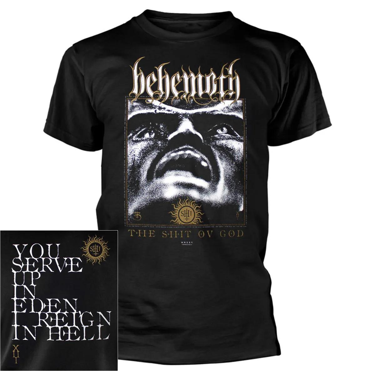 Behemoth The Shit Ov God Reign In Hell Shirt S-XXL Tshirt Official Band T-Shirt XXXL
