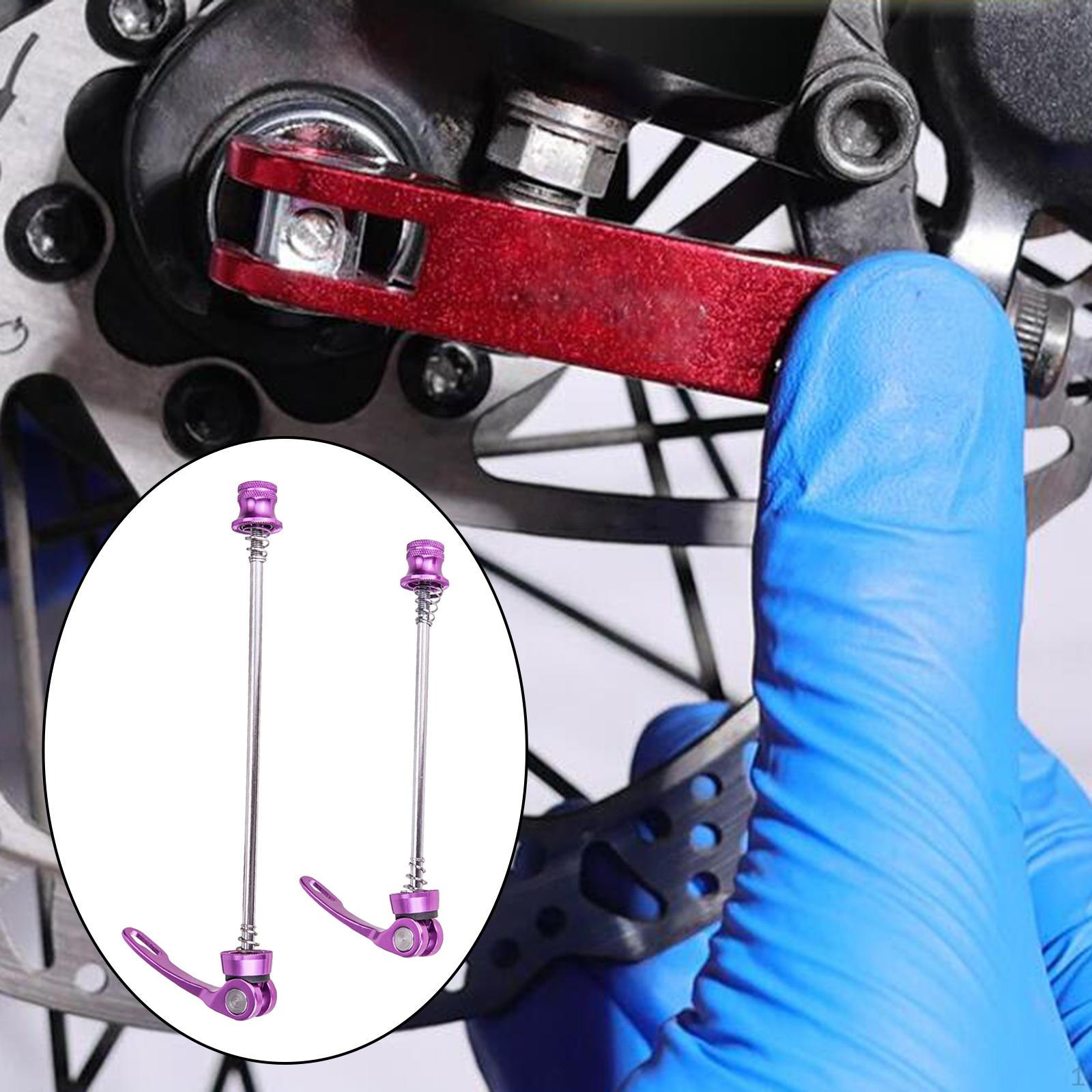 

Wheel Hub Skewers Mountain Bike Skewer Clip Lever Axle Repair Components Parts фіолетовий
