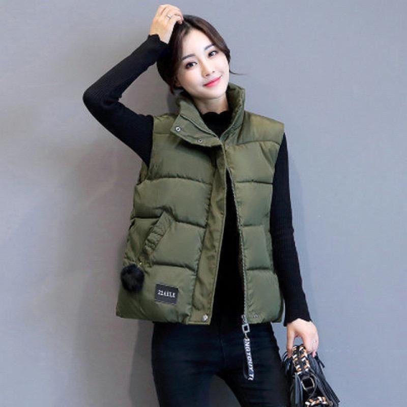 Down Cotton Women's Coat Vest
