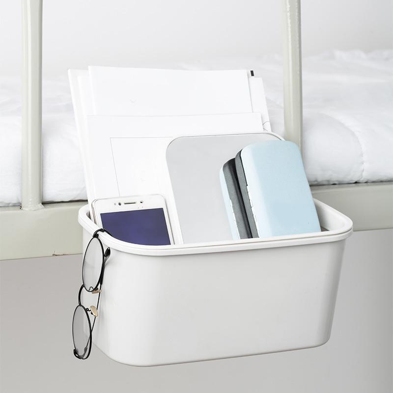 Home Large Capacity Bedside Hanging Basket Shelf Mini Kitchen Waste Bin Rubbish Container Cabinet Storage Rack