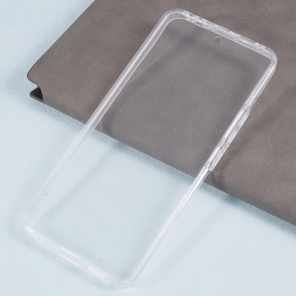 For Xiaomi Redmi Note 13 Pro 5G Clear Phone Case Acrylic+TPU Shockproof Back Cover with PET Film