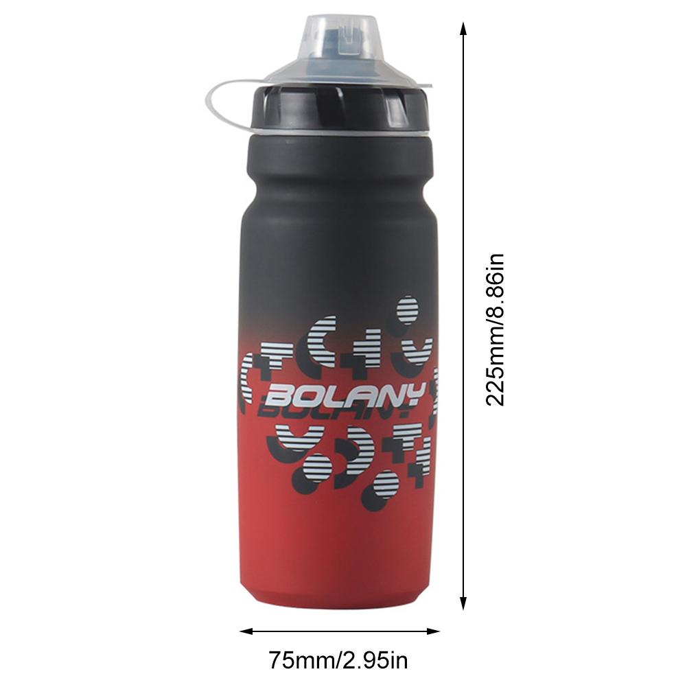 750ml Butelka na napoje rowerowe z szerokim otworem Butelka na wodę do wyciskania Czajnik do jazdy na rowerze na świeżym powietrzu Bez BPA Szczelna do biegania i jazdy na rowerze