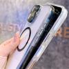 For Magsafe Case For iPhone 17 16 15 14 13 Pro Max Magnetic Transparent Wireless Charge Phone Cases For iPhone Air 16 Plus Cover