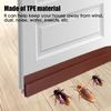 1M Waterproof Seal Strip Windbreak Draft Stopper Door Bottom Guard Door Draft Excluder Strip Self Adhesive Tape Bottom Strips