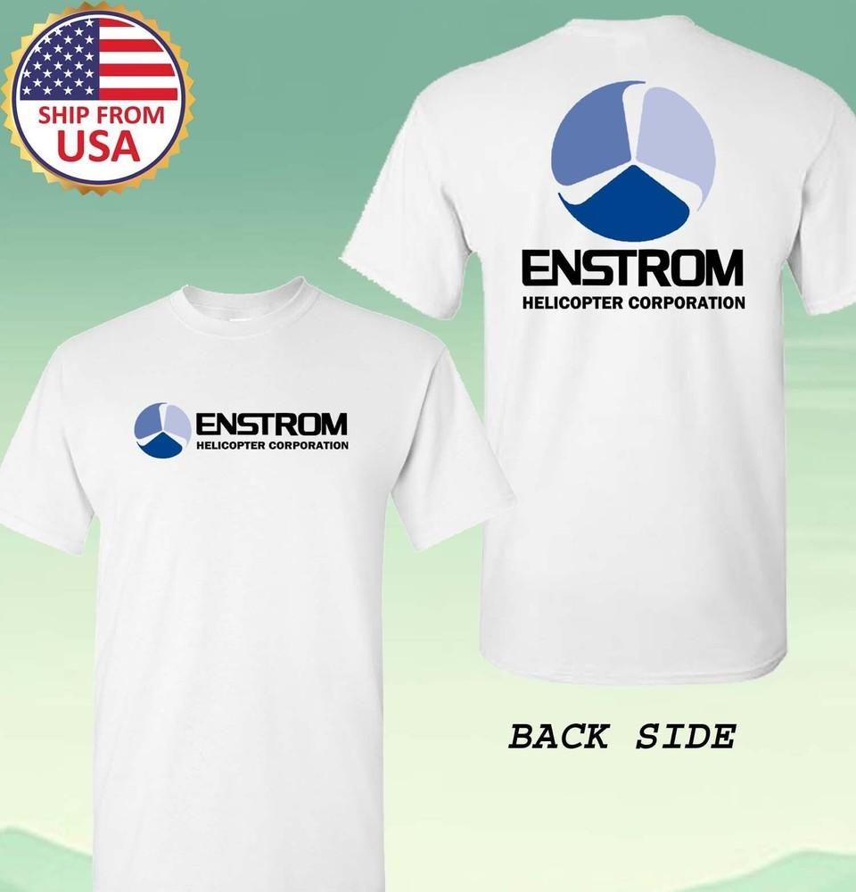 Enstrom Helicopter Men#039;s White Size S5XL Unisex T-Shirt XL