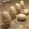 Craft Easter Breakfast Kitchen Wooden DIY Egg Stand Storage Rack Eggs Cup Holder Home Decoration