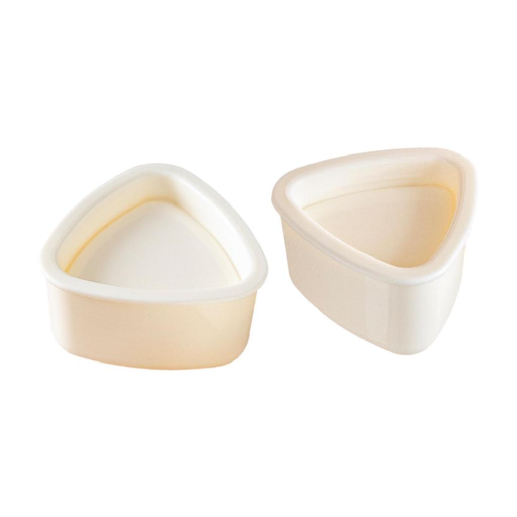 2 Pieces Triangle Rice Ball Maker for Home DIY Tool Special Sushi Container