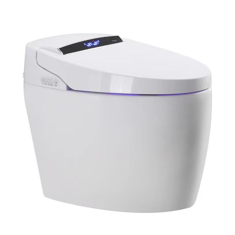 AI Dual Waterway Instant-Heat Smart Bidet Toilet with One-Button Drying & Siphon Flush System