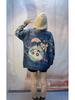 European Plus Size Crayon Shin-chan Print Hooded Sweater - Autumn 2024