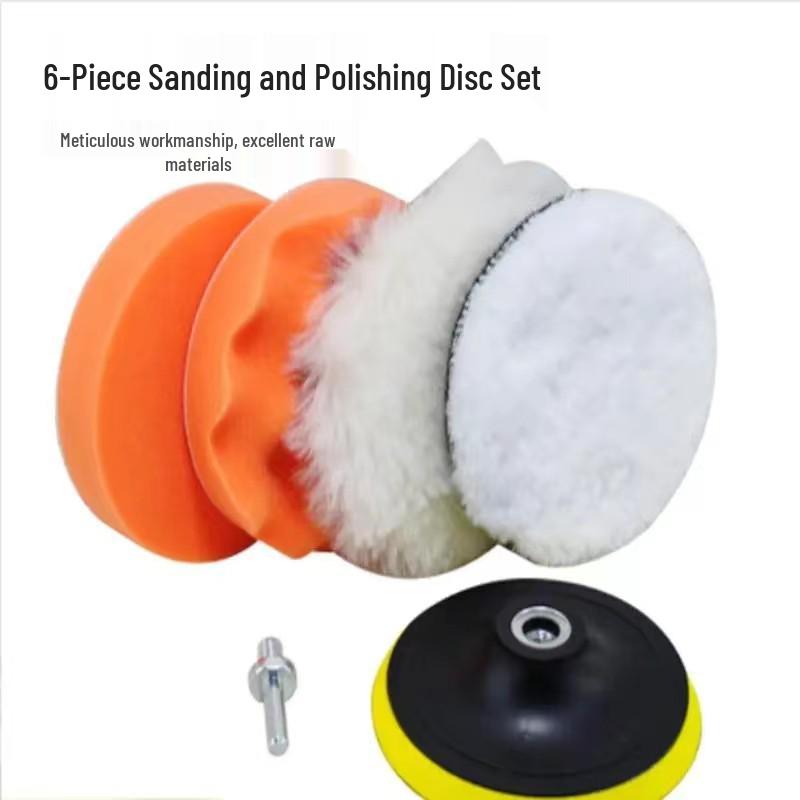 Car Detailing Polishing Pad Set - 3" to 7" Glazing, Waxing, Sanding Sponges