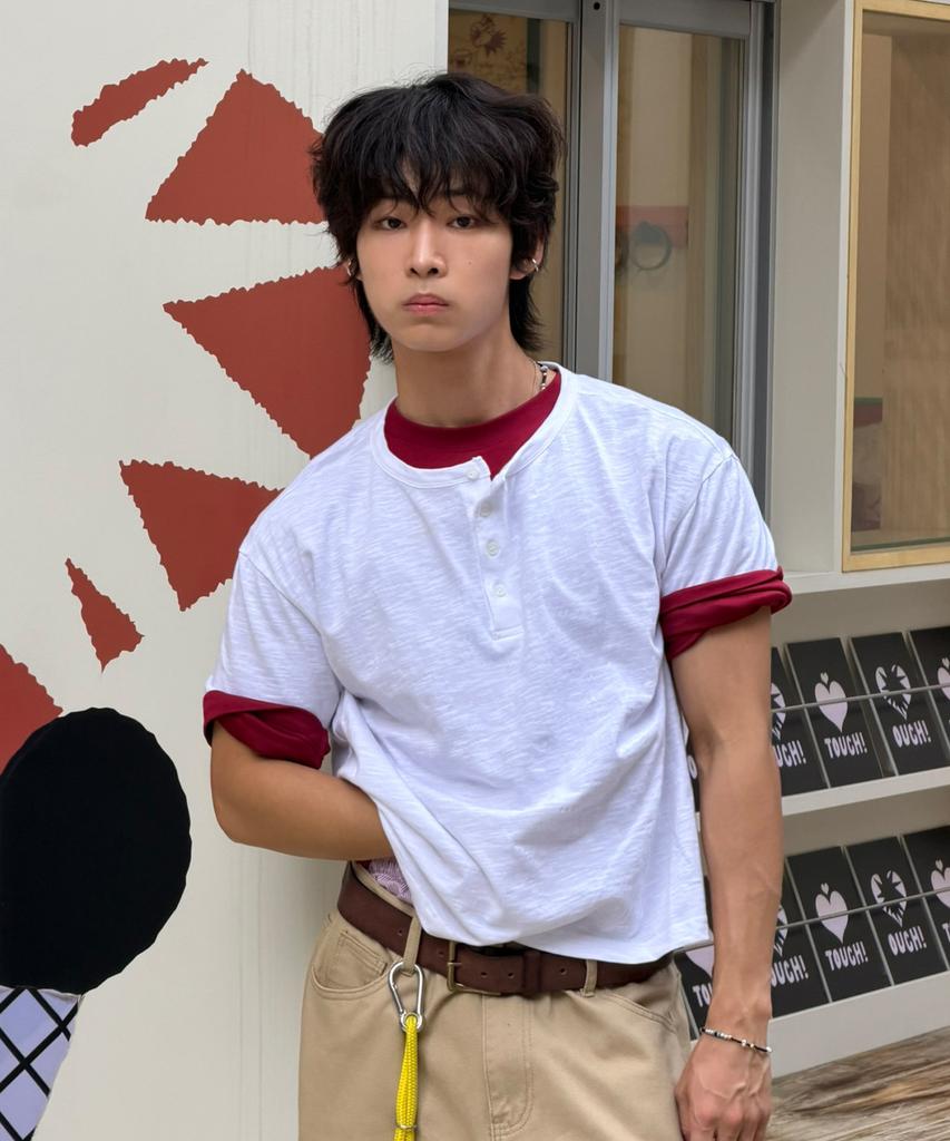 SIGNATURE Summer Slub Henley Neck Short Sleeve T-Shirt [3 Colors]