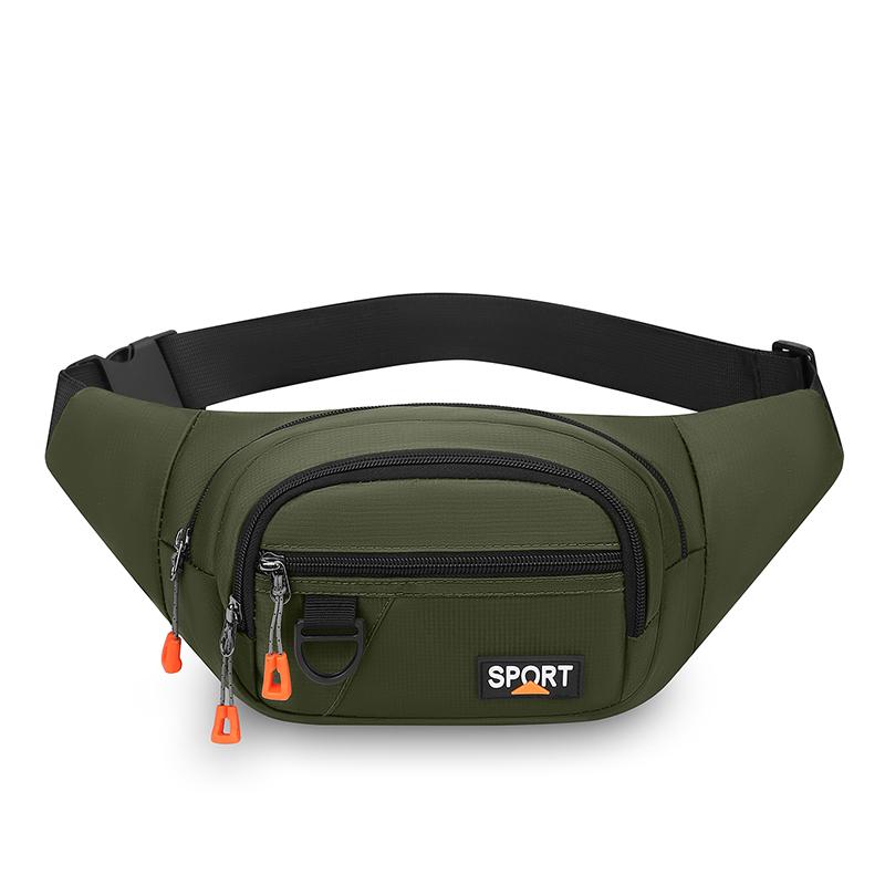 Herre Multifunksjonell Midjeveske Skulderveske Sport Utendørs Stor Kapasitet Crossbody-veske Mobiltelefonveske
