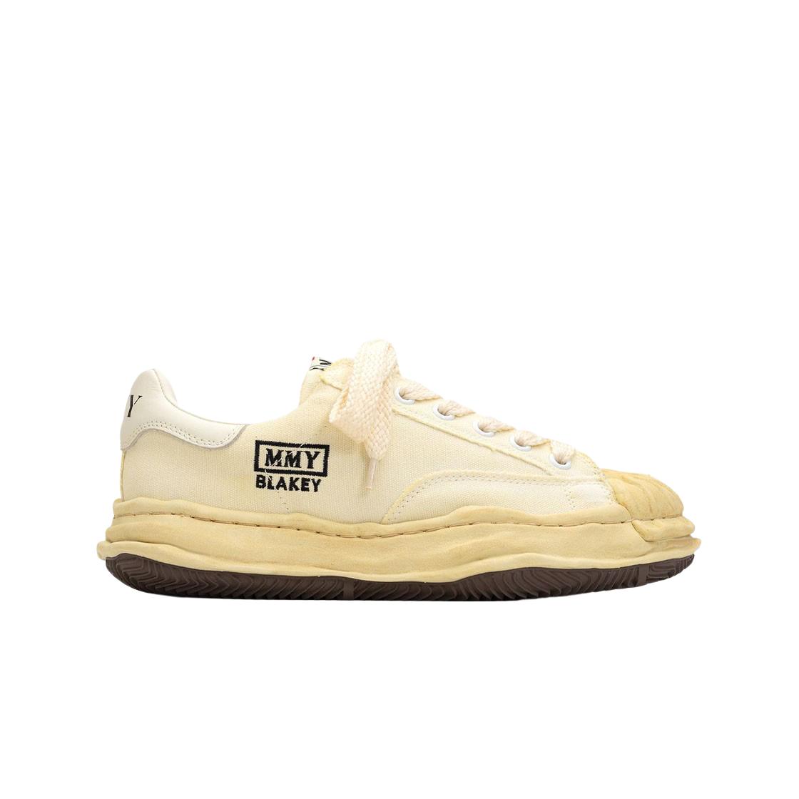 

Maison Mihara Yasuhiro Blakey Vl Og Sole Canvas Low-top Sneakers White EU 40