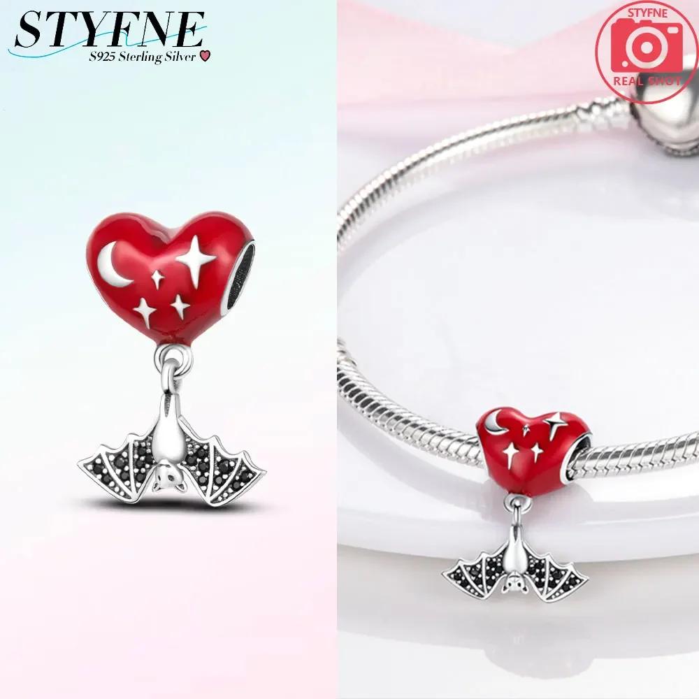 Copperhalloween Luminous Ghost Skull Beads Charm Fit Original Bracelet Women'S Diy Boutique Jewelry Gift