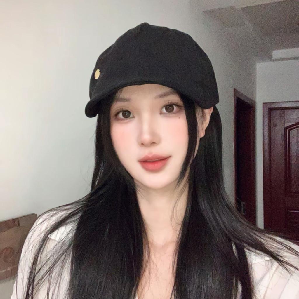 Cotton Linen Casual Baseball Cap With Embroidered Letters For Summer Sun Protection