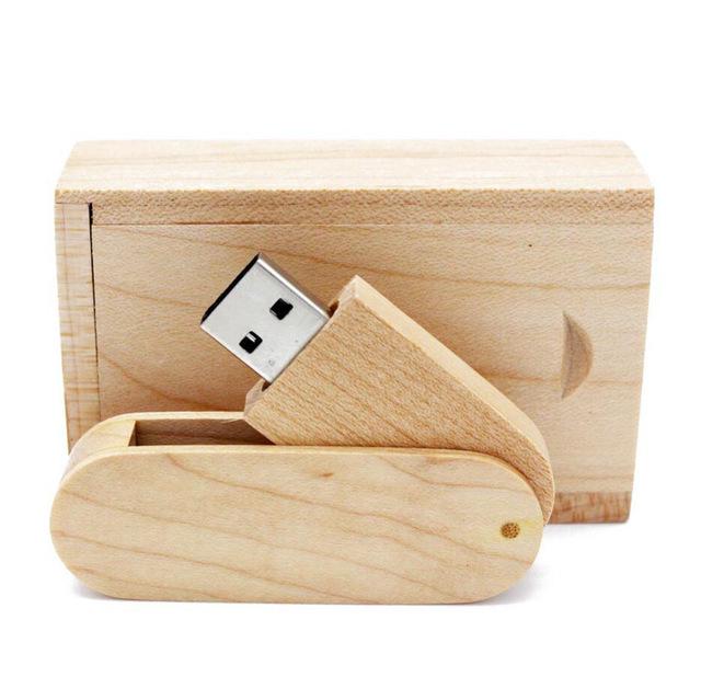 

Бамбуковая и деревянная USB-флешка 32 ГБ с логотипом на заказ - Идеально для сувениров на выпускной и рекламных подарков 32GB