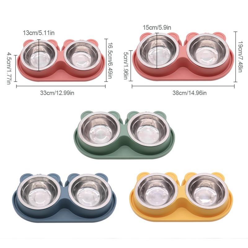 Miska dla kota podwójna miska zintegrowana miska dla kota przybory do karmy dla zwierząt miska na wodę miska na karmę dla kota miska na karmę dla kota miska na ryż miska dla szczeniaka pies