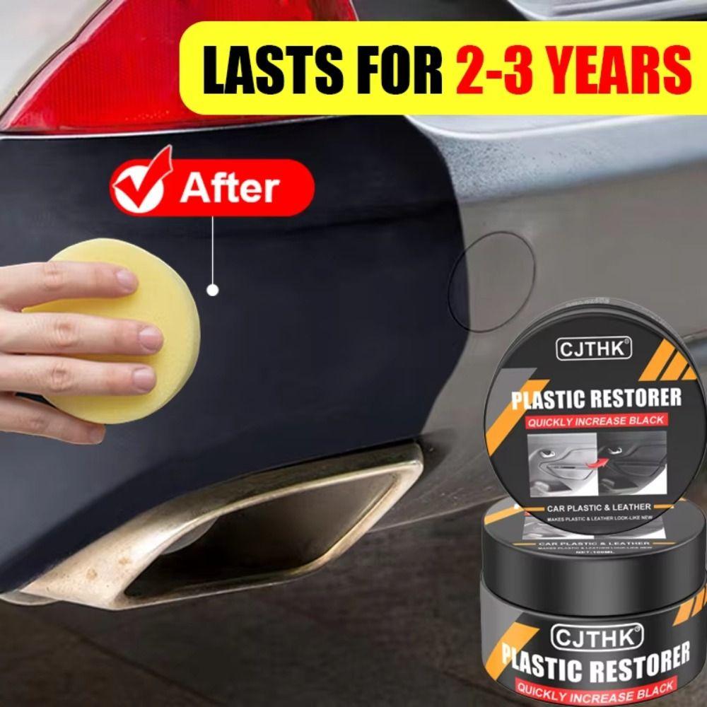 Dustproof Car Plastic Restorer Back To Black Gloss Coating Agent  Interior Leather & Panel