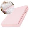 Cotton Fitted Sheet 60x120 Jersey 100% COTTON Powder Pink