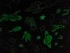 Leuchtet im Dunkeln Decke 150x200 Planeten im Weltall fluo